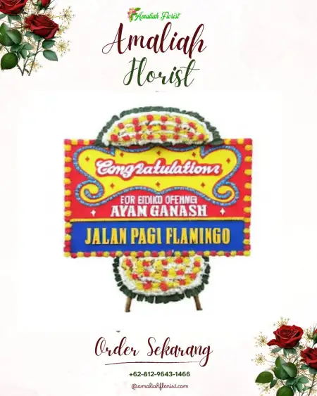 Sewa Papan Bunga Taba Pasmah